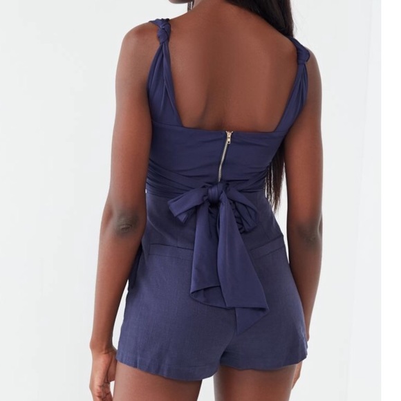 Urban Outfitters Cut Out Tie-Back Romper - Picture 2 of 4